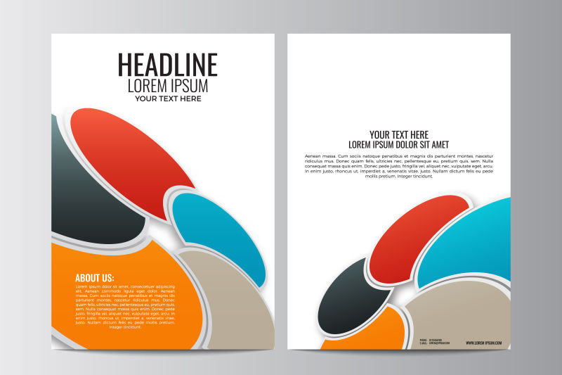 创意的立体圆形图案封面