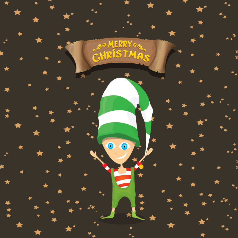 卡通圣诞矢量图