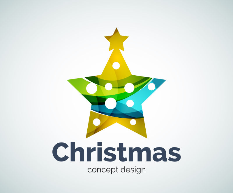 矢量的圣诞节或新年装饰标志