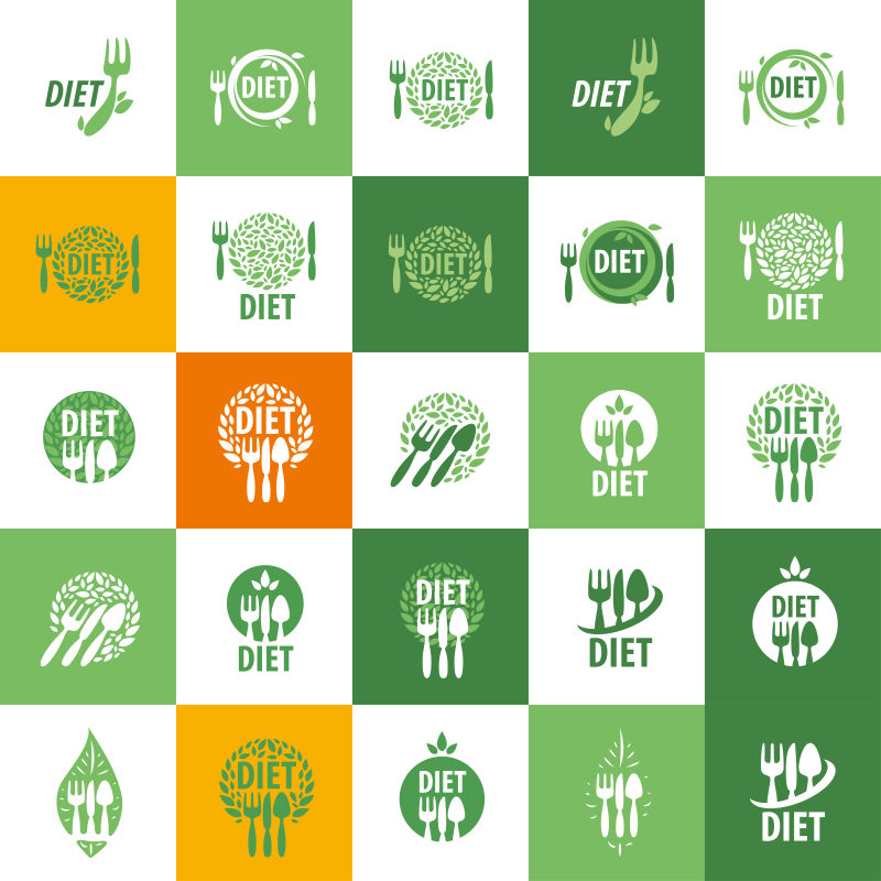 创意餐厅矢量标志