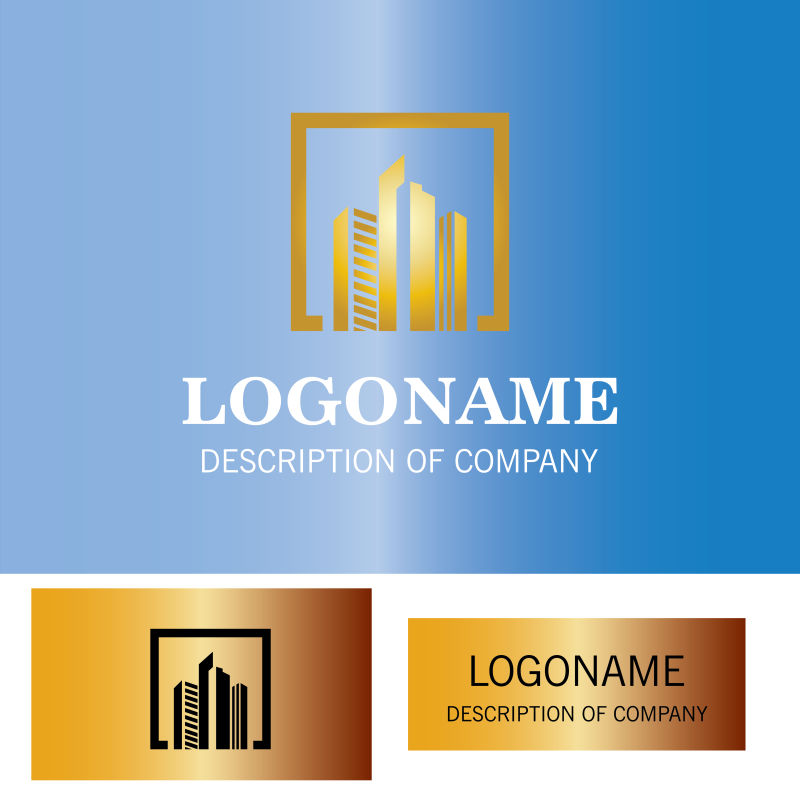 矢量房地产标识设计