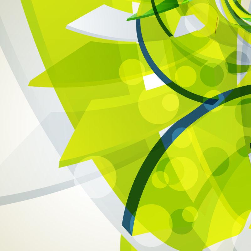 绿色时尚矢量抽象背景