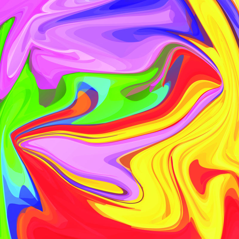 矢量彩色抽象混漆背景