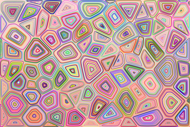 矢量抽象几何多边形背景