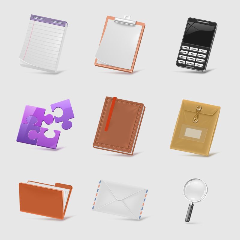 矢量设计商务办公标识集