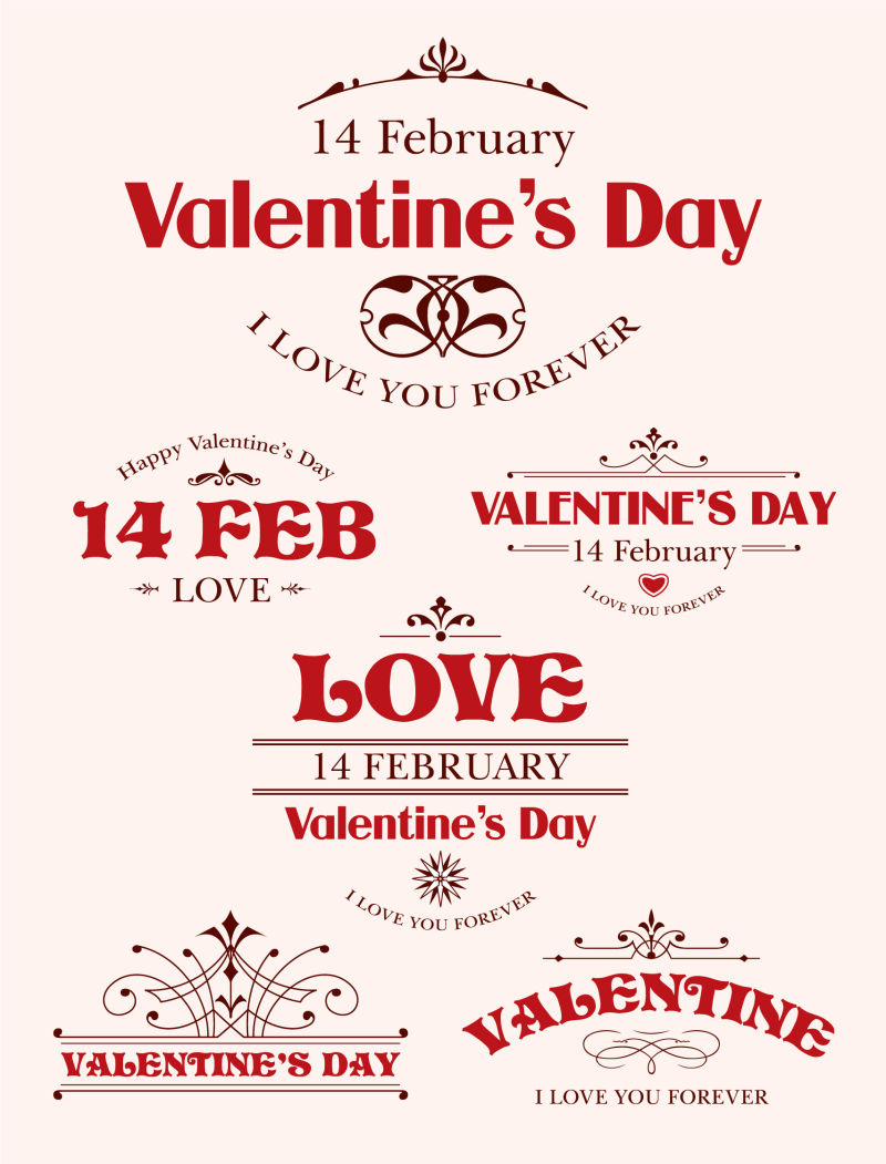 矢量情人节粉色背景