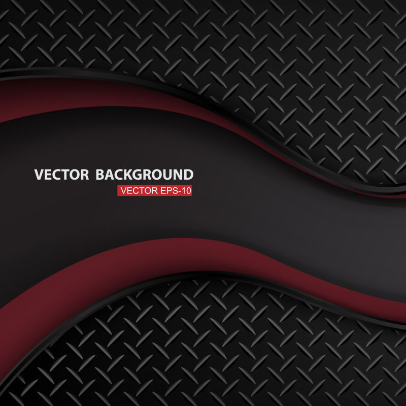 黑色的金属纹理背景矢量设计