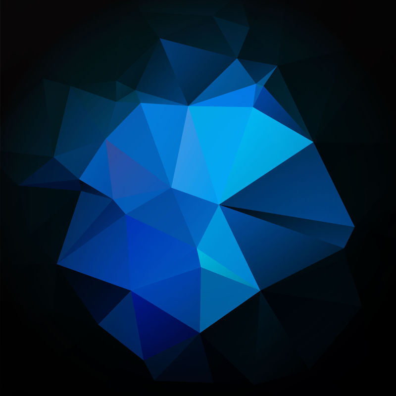 创意矢量立体三角背景