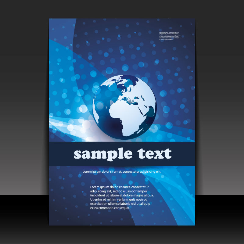 抽象矢量现代书刊封面设计