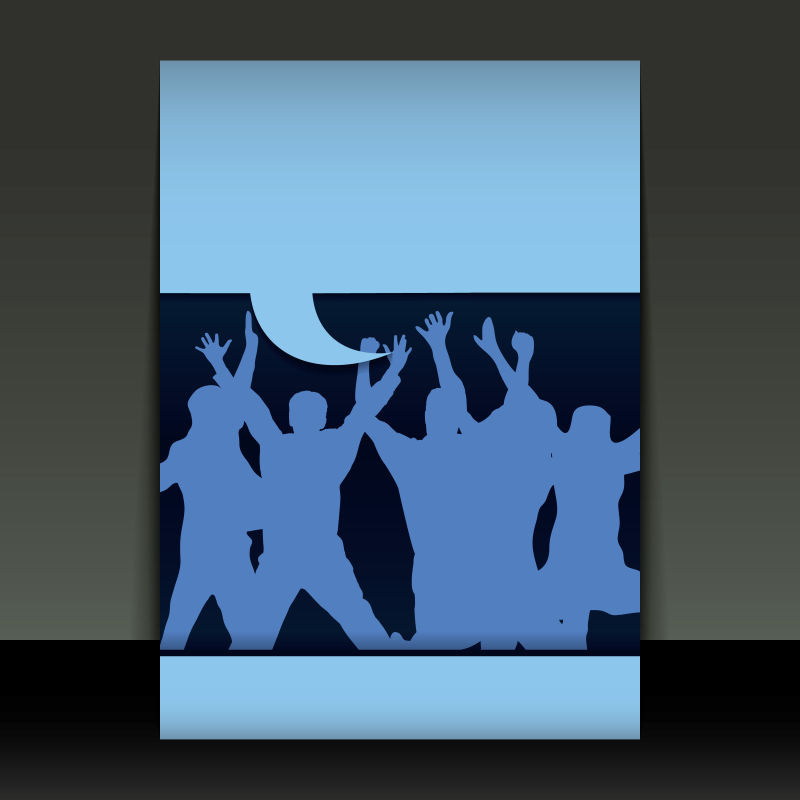 矢量创意现代商业平面书刊封面设计