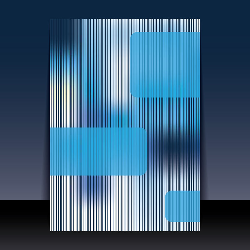 矢量现代商业创意书刊封面设计