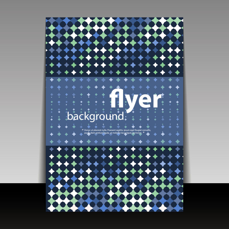 创意矢量彩色圆点元素的宣传封面设计