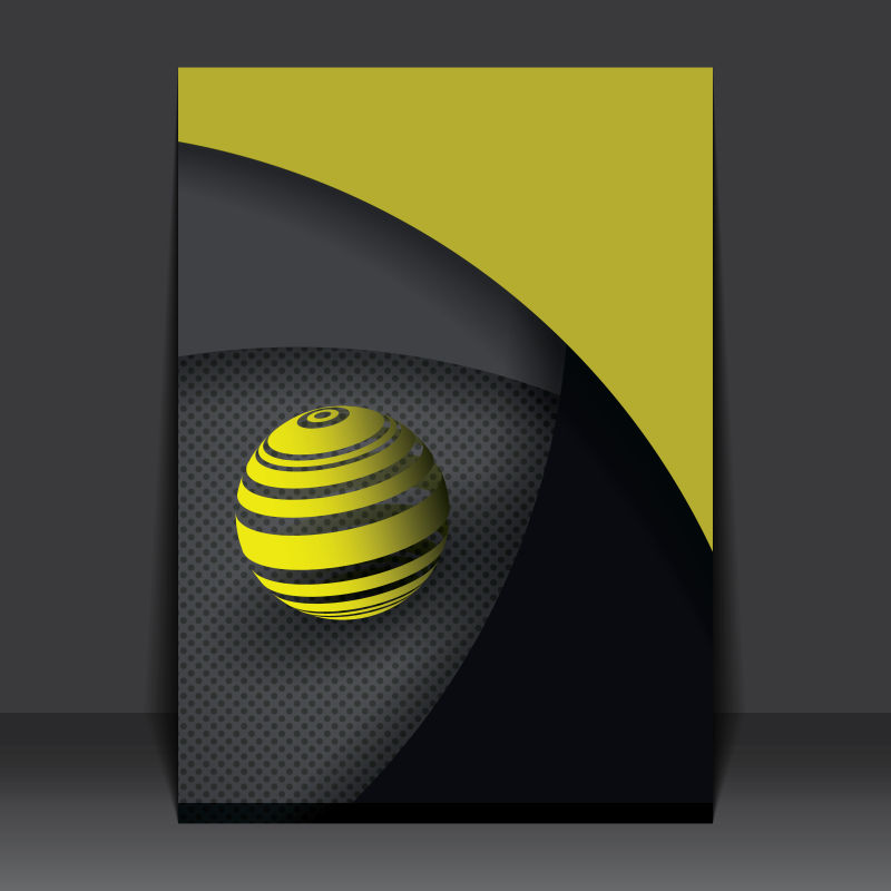 创意矢量现代商业宣传封面