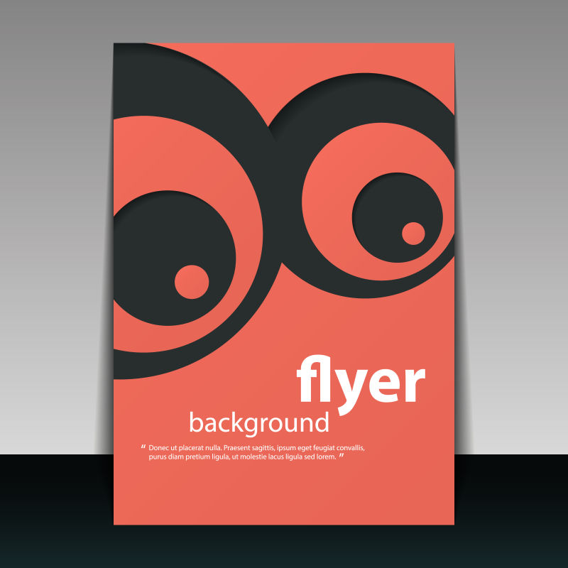 抽象矢量现代风格的书刊封面