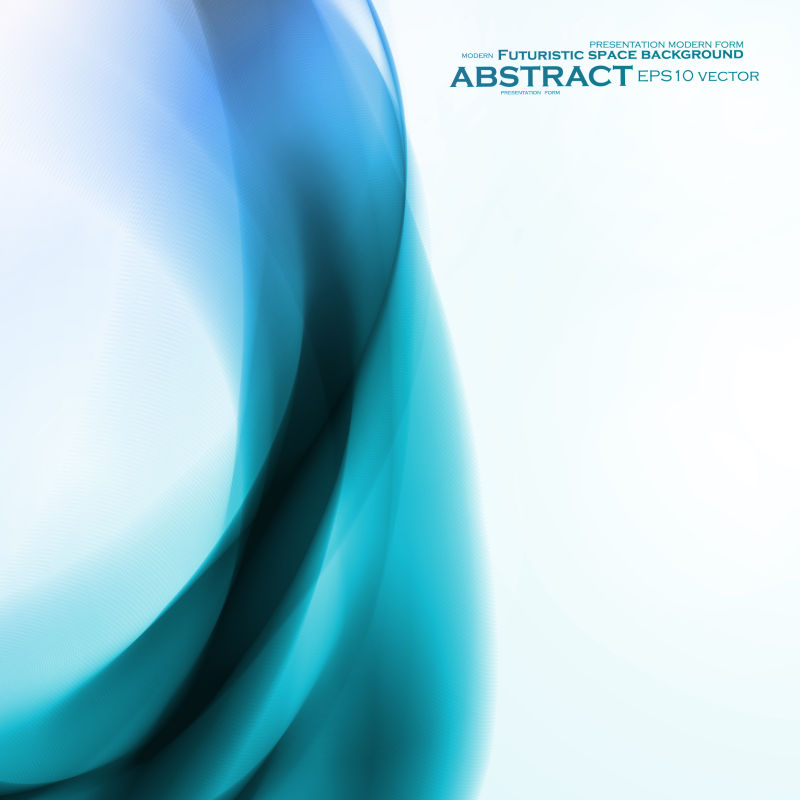 抽象的蓝色矢量背景