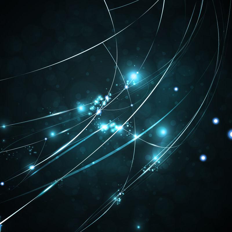 闪亮的空间矢量光效