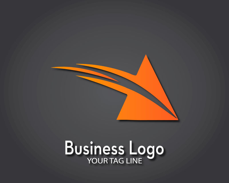 商业箭头标志矢量