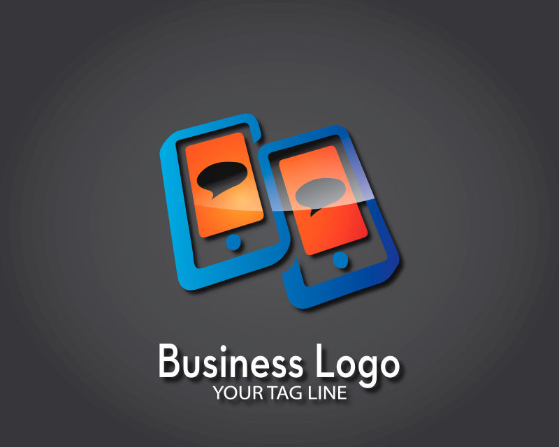 手机标志logo矢量