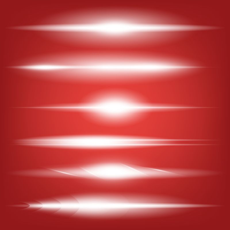 创意白色抽象光效设计元素矢量