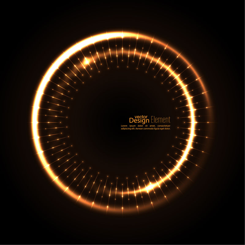 矢量抽象螺旋光效