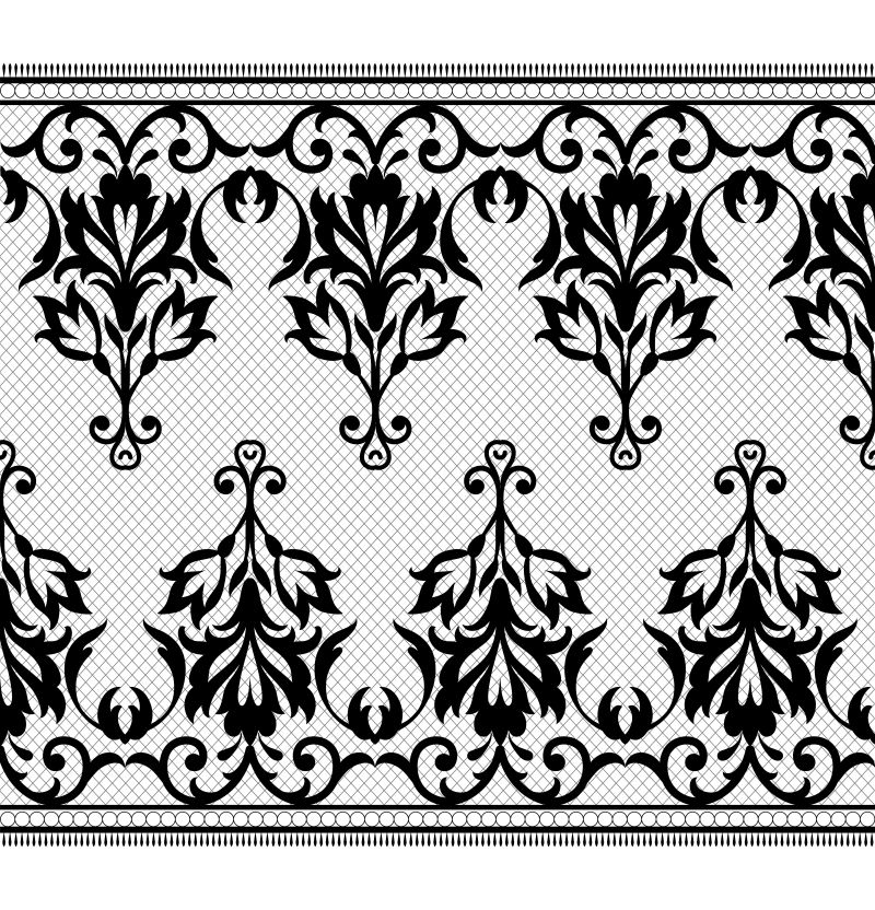 矢量边框装饰花纹设计