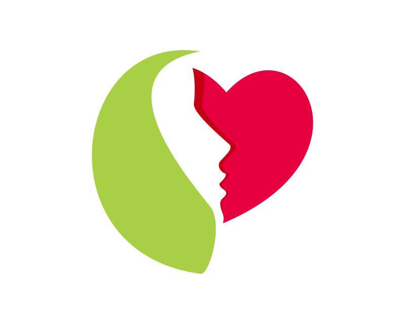 矢量心脏女性