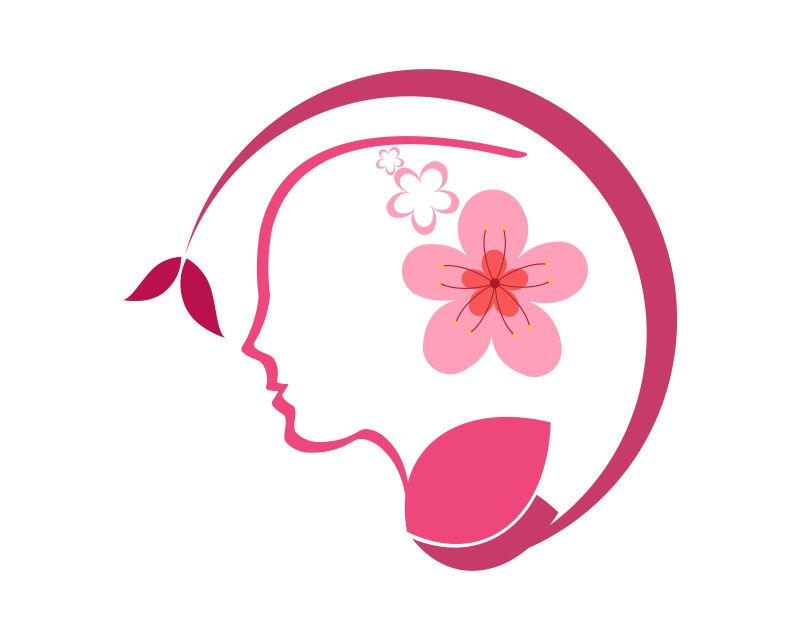 矢量弗洛拉夫人女性图标