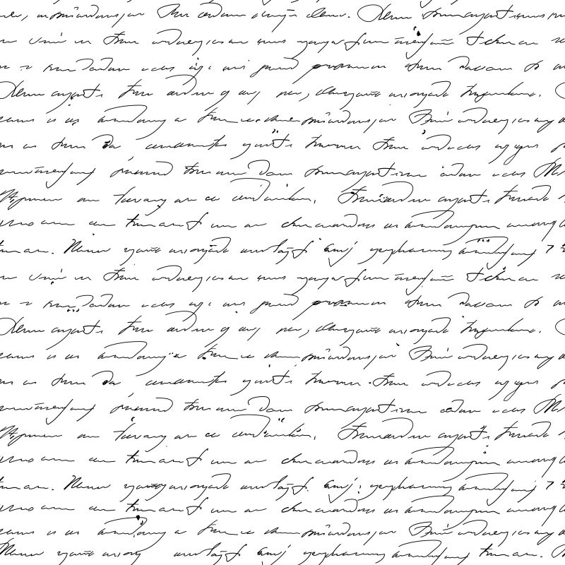 矢量手写文字无缝模式