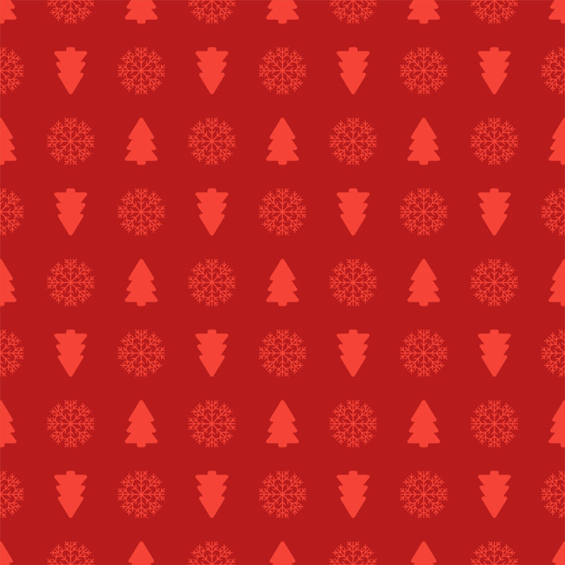 矢量的红色圣诞树背景