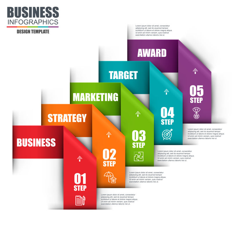 矢量信息图形商务数据可视化