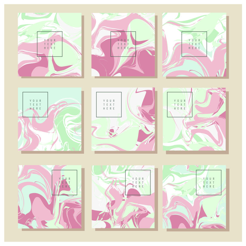 矢量漂亮的混合颜料纹理背景