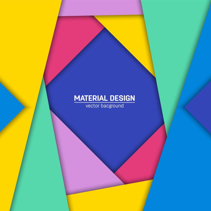 彩色抽象立体风格矢量背景