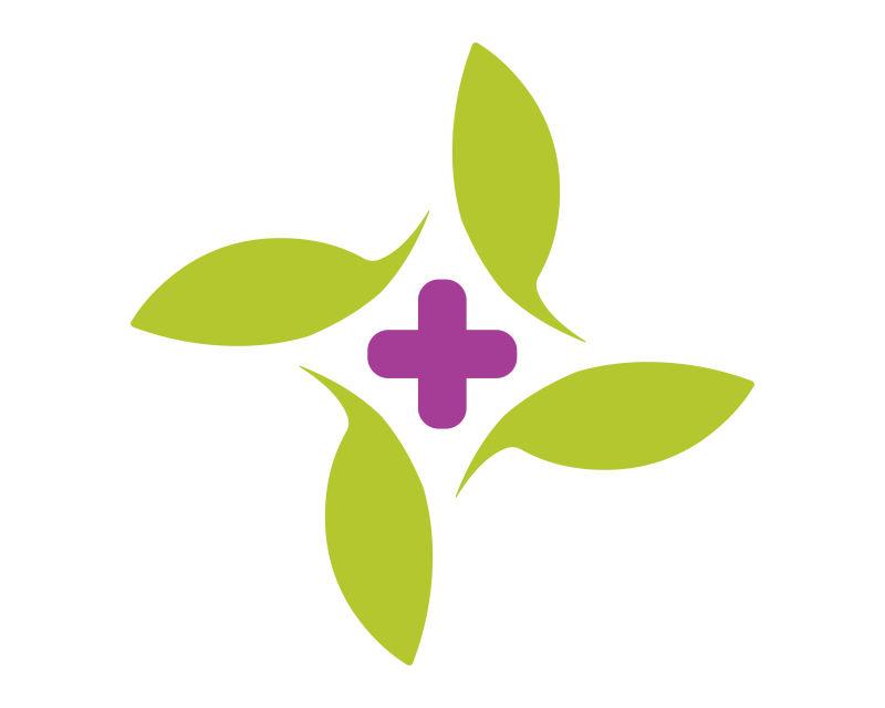 矢量扇叶型保健图标