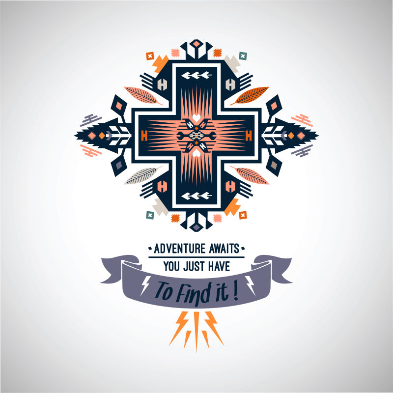 矢量风格装饰插图设计