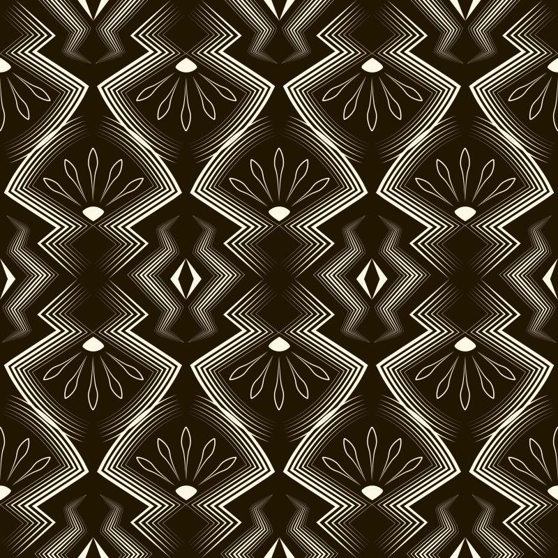 矢量几何时尚重复纹理背景