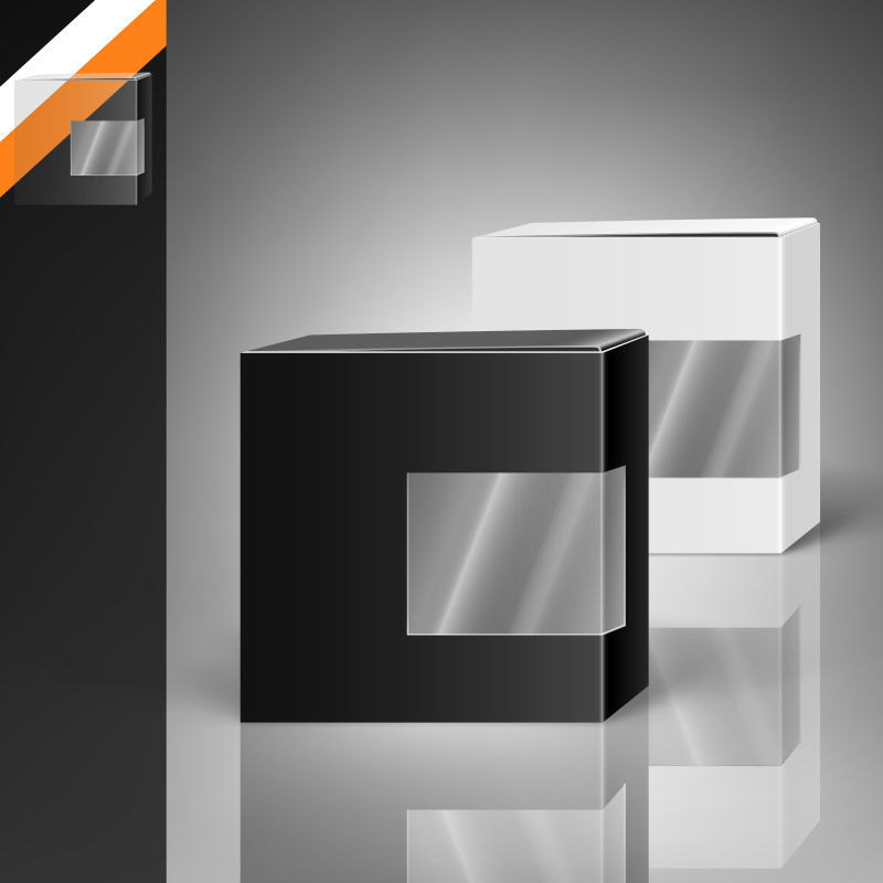 创意矢量透明包装设计