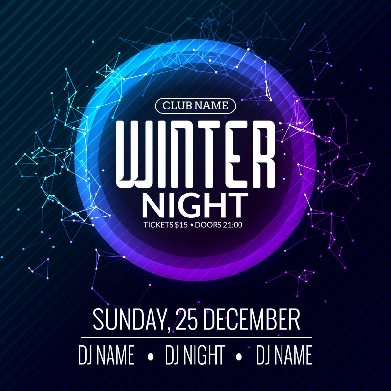 矢量音乐海报设计