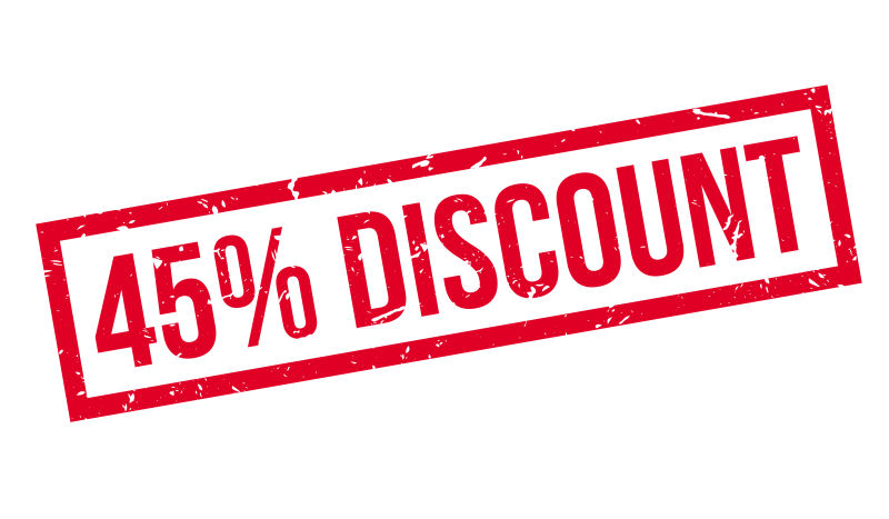 55折橡皮图章印记矢量