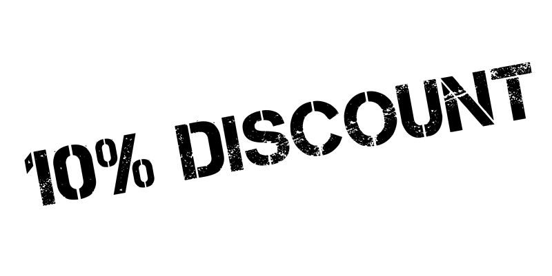 9折图章折扣印章矢量