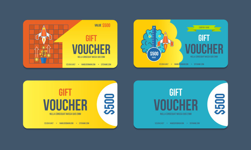 超市代金卡矢量设计