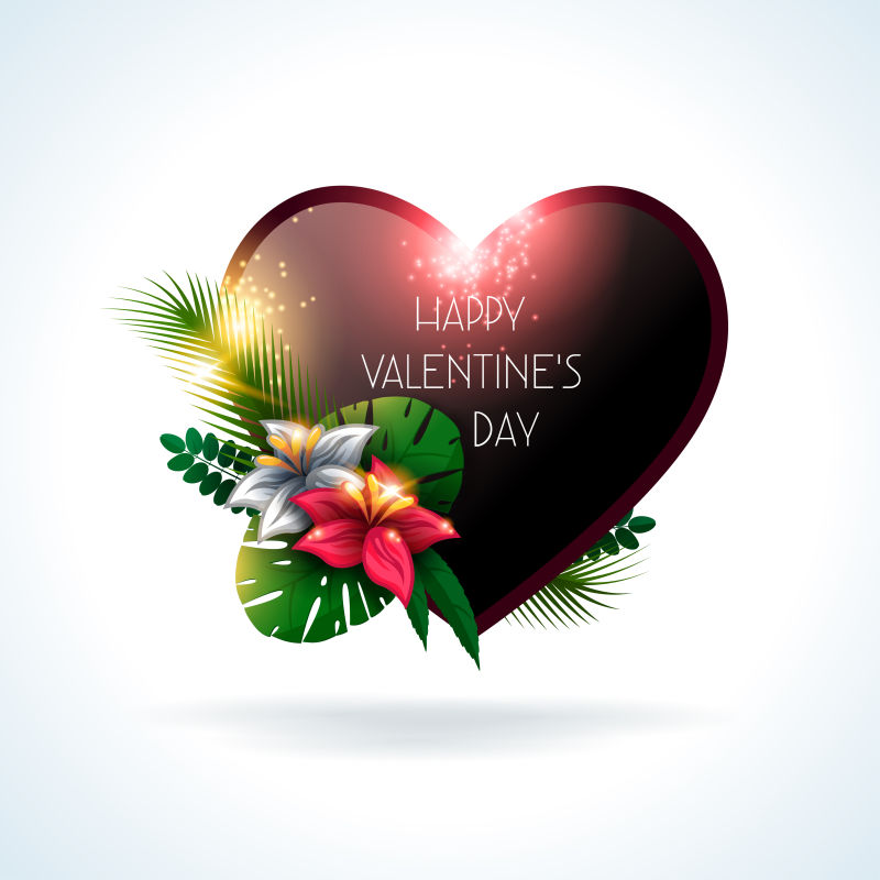 情人节的背景矢量