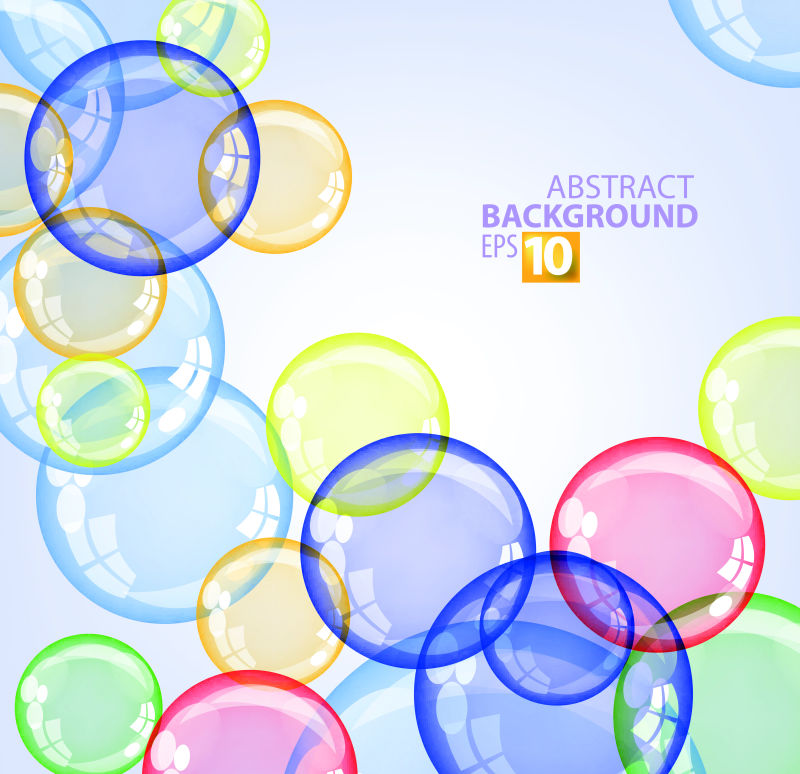 丰富多彩的矢量背景