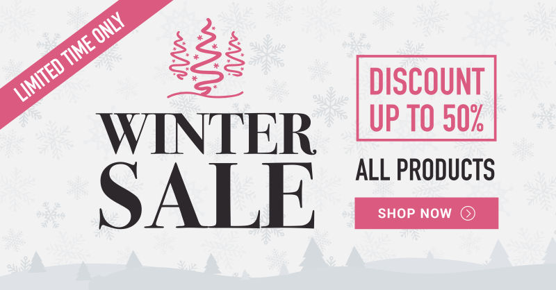 浅色矢量冬季销售社交网络横幅绿色背景