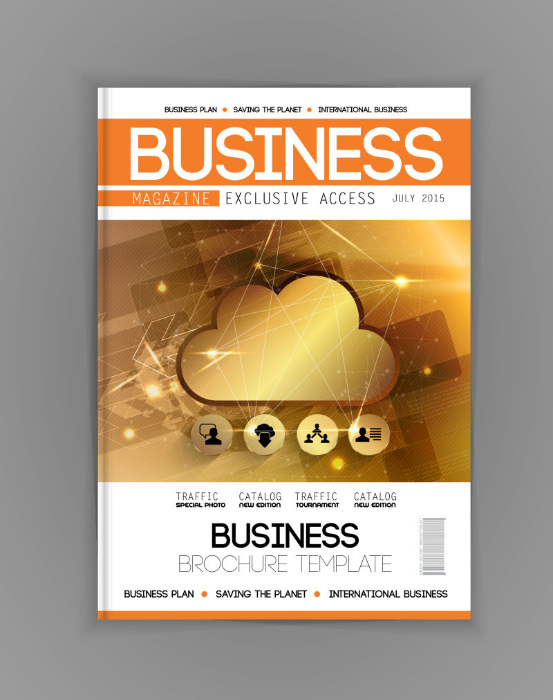 矢量商业书刊封面设计