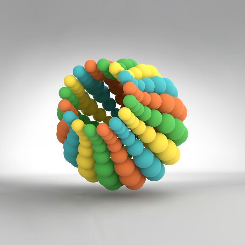 矢量三维抽象球