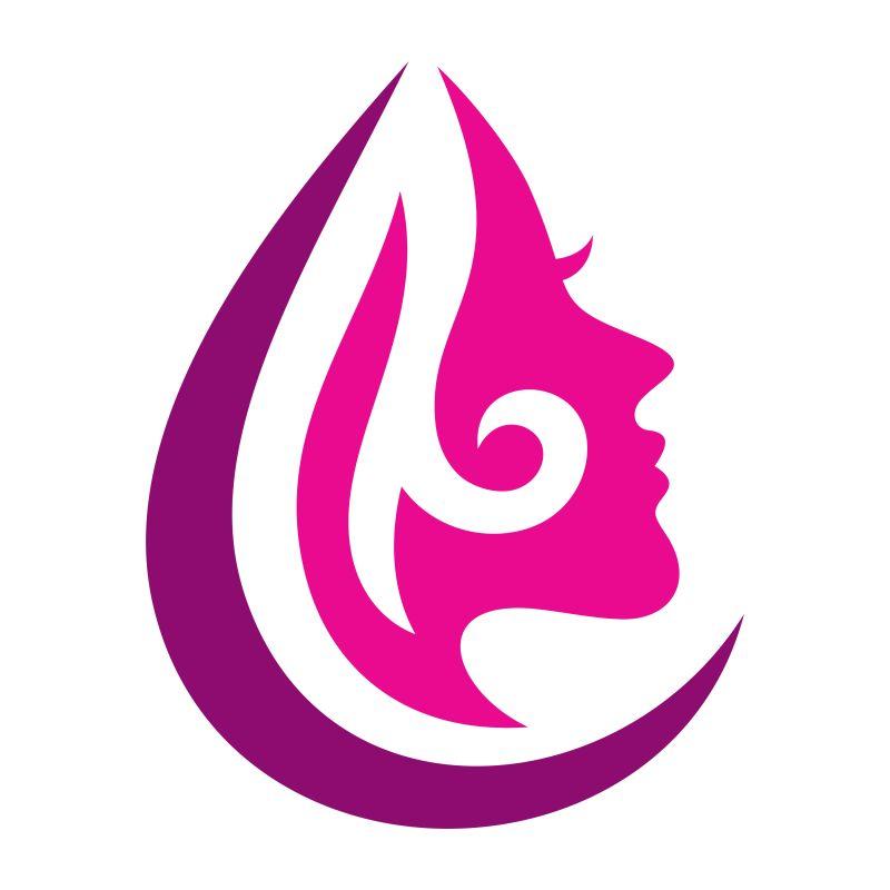 美女矢量标志