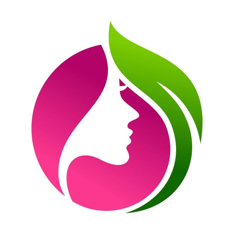 矢量红色头发美女