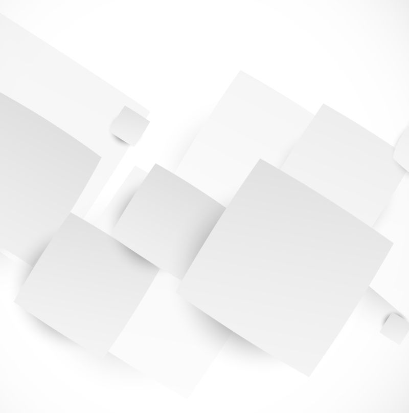 矢量的白色方形图案背景