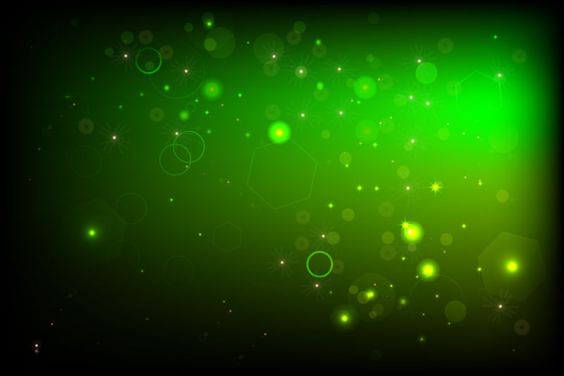 抽象的绿色背景矢量设计