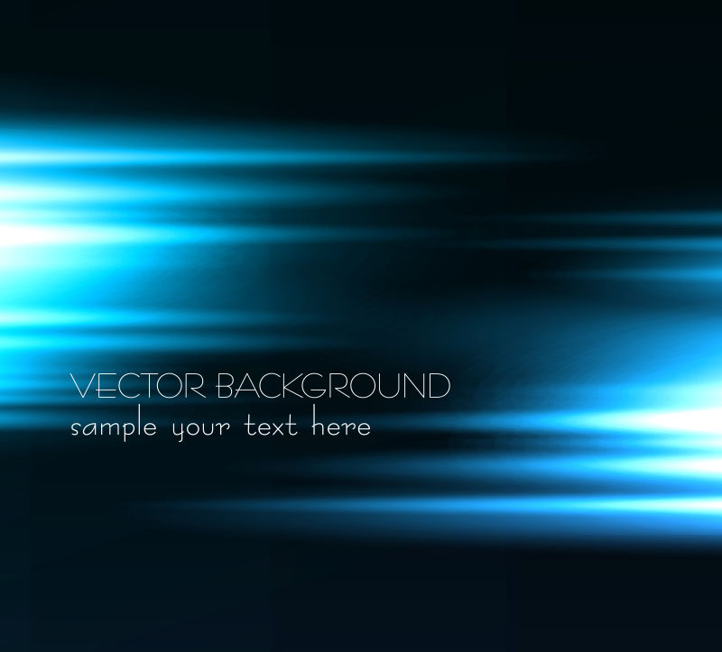 矢量的蓝色光束背景设计
